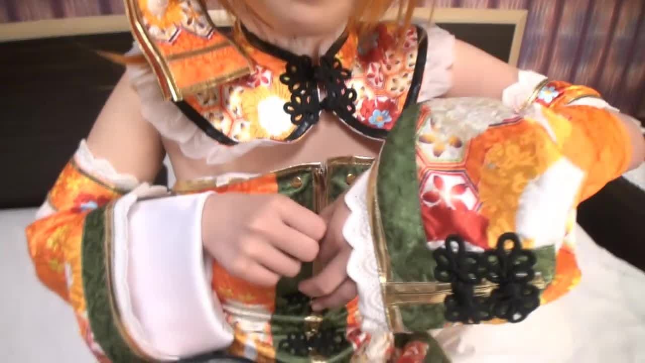 The 74th cosplay match! "Fertilizing a shaved loli busty big breasts with a troubled face! "I told you to cum inside me..." thumbnail